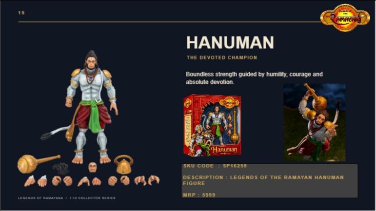 Hanuman Action Figure view 4