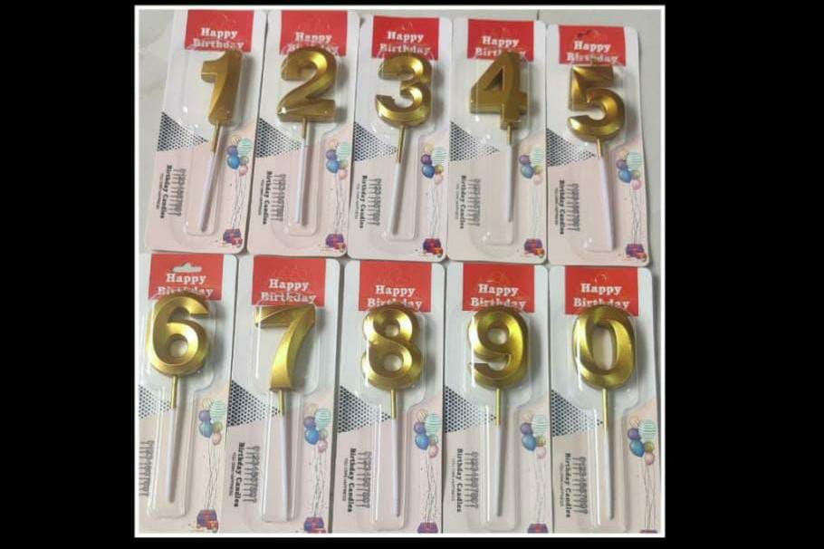 Number Candle For Birthday Celebration view 2