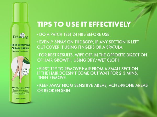 Urban Yog Cream Hair Removal Spray With Aloe Vera Extracts view 5