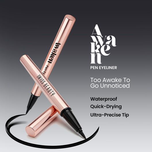 Swiss Beauty Awaken Pen Eyeliner Waterproof Smudge-Proof Pen Applicator, Long-Lasting, view 2