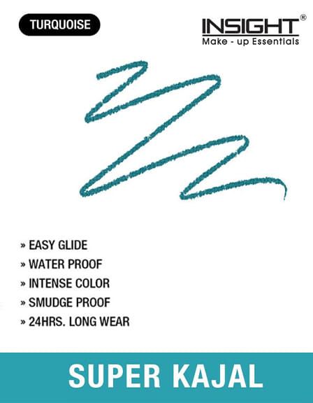 INSIGHT Cosmetics Super Kajal Pencil | 24 Hr Long Stay | One Stroke Smooth Glide | Waterproof| Smudgeproof| Fadeproof | Deep Matte Finish, view 2