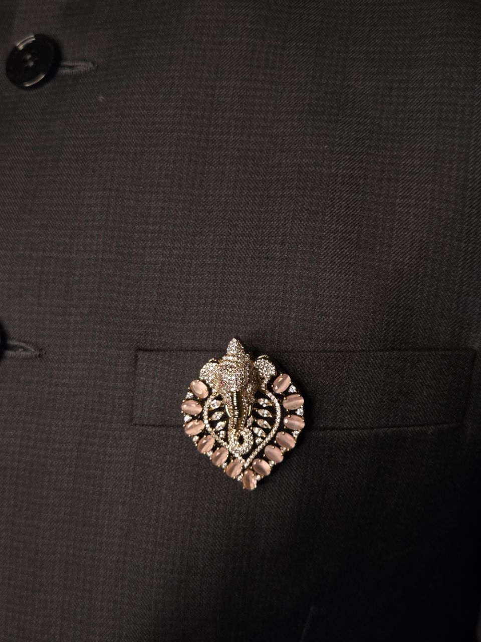 Temple Brooch view 2