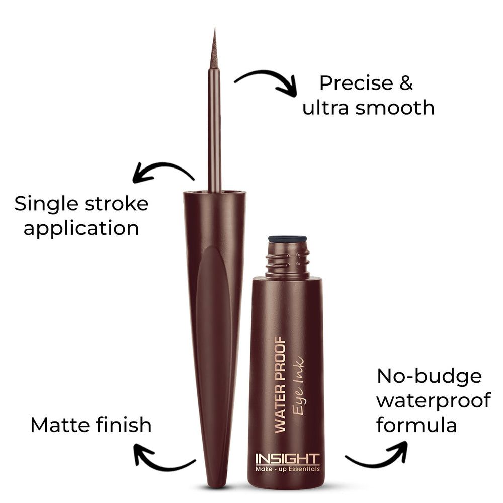 INSIGHT Waterproof Eye Ink | Quick Drying Formula | Matte Finish | Smudge Proof | Waterproof | view 2