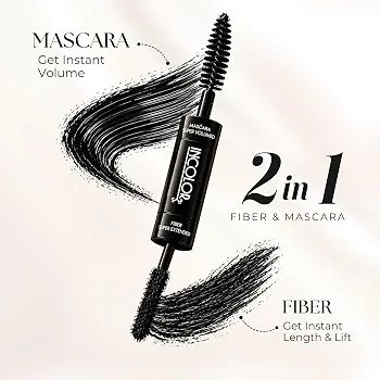 INCOLOR Miracle Mascara 1 With Fiber BLack
Long-Lasting, Dual-Ended Formula, Lash Definition, Volume view 2