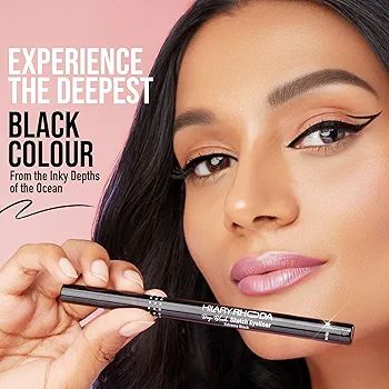 Hilary Rhoda Deep Black Sketch Eyeliner | Waterproof | Deep Black Matte Finish | Smudge-Proof & Long-Lasting Eyeliner for Women | Quick Dry | view 3