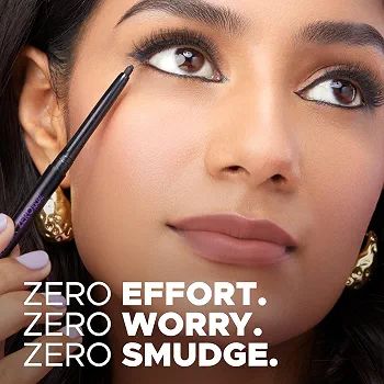 Hilary Rhoda Zero Smudge Kajal | Smudge-Proof & Waterproof kajal for women | Matte Finish & Long Lasting kajal | Vitamin E & Almond Oil view 3