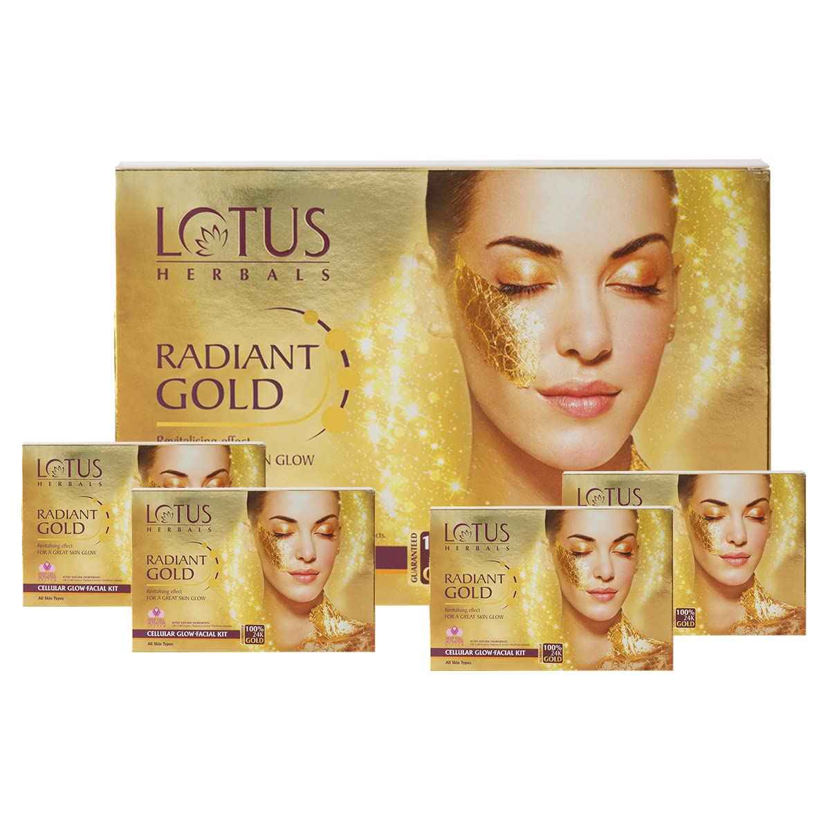Lotus Radiant Gold Facial Kit (4 In 1) view 2
