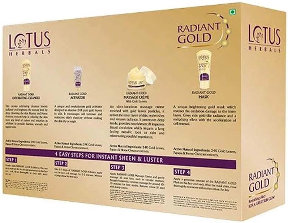 Lotus Radiant Gold Facial Kit (Big view 3