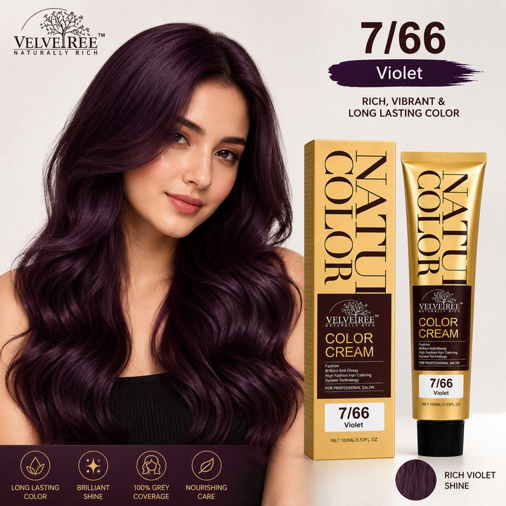 Velvree Color No - (7/66) Violet view 2