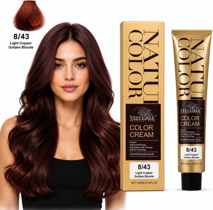 Velvetree Colour No -(8/43) Light Copper Golden Blonde view 2
