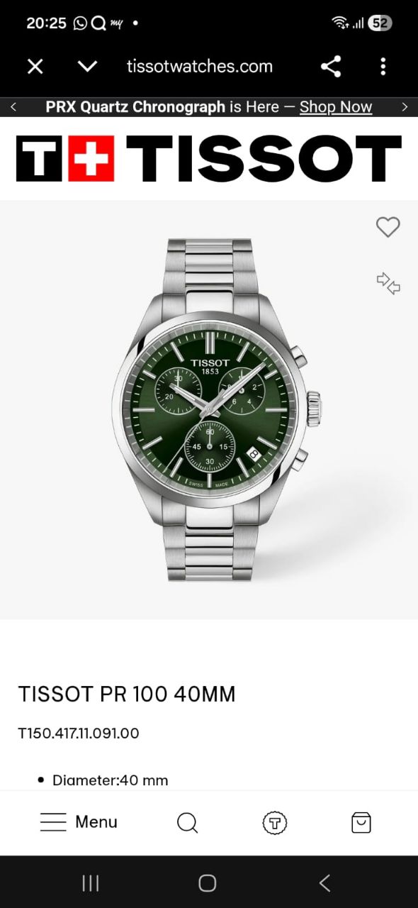 Tissot PR 100 Chronograph