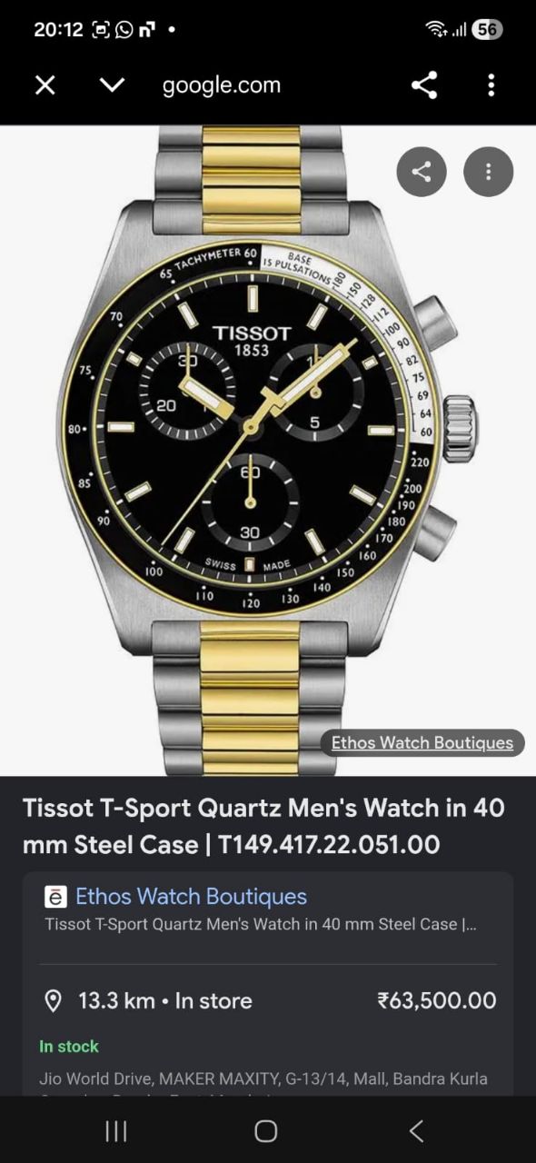 Tissot T-Sport Quartz Men's Watch
