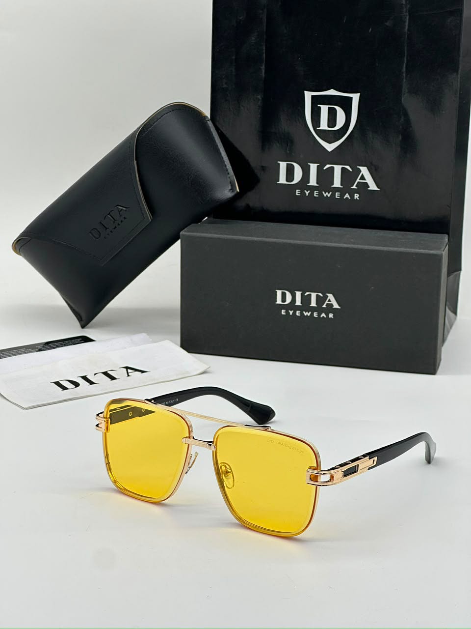 DITA Yellow Sunglasses