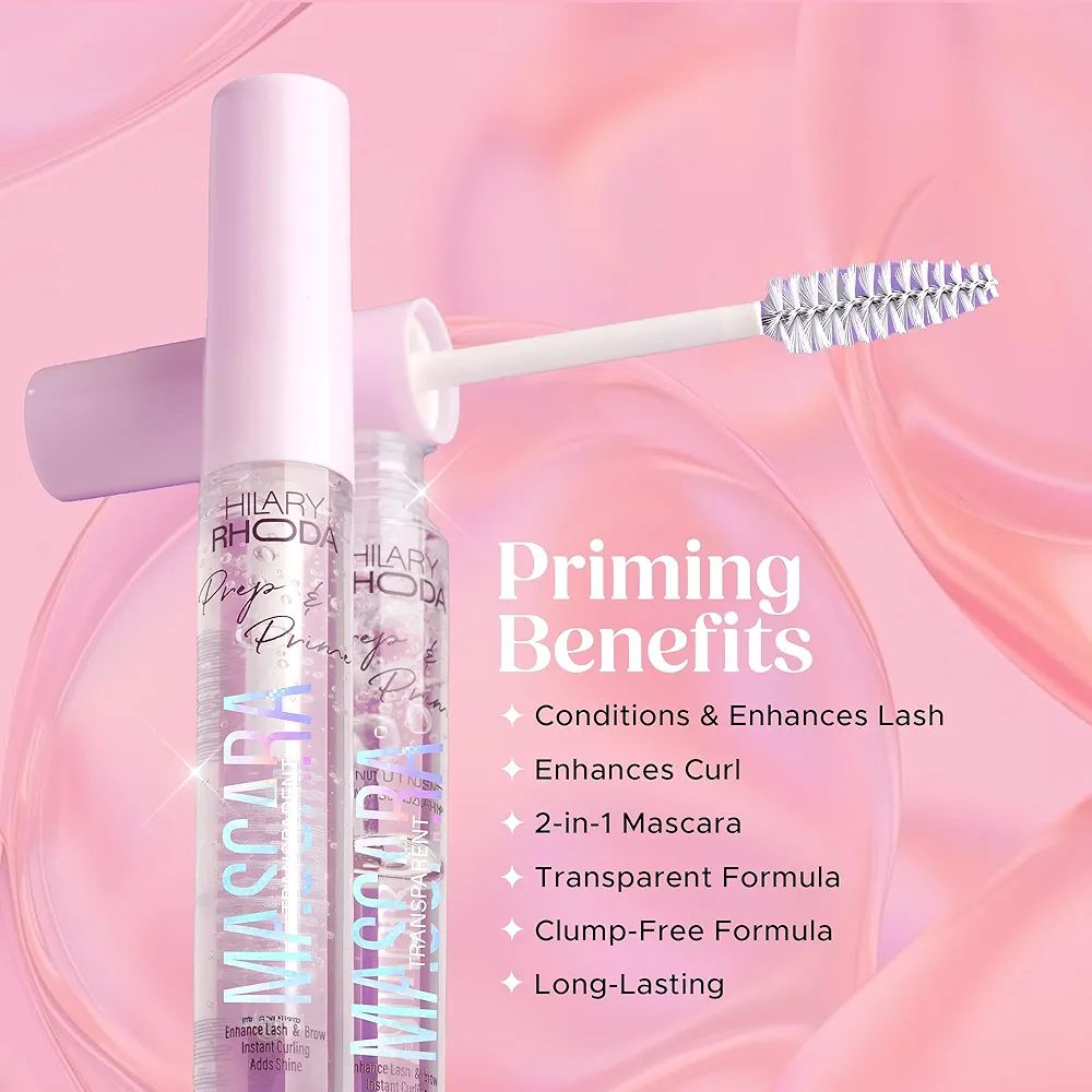 Hilary Rhoda Prep & Prime Transparent Mascara | Clear Gel Formula | Natural Look & Lash Transparent Mascara | Glossy & Shiny | Enhances Lash & Curl view 3