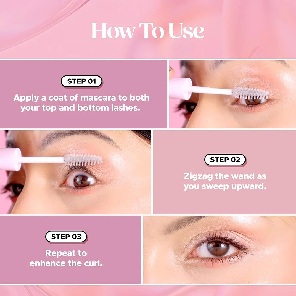 Hilary Rhoda Prep & Prime Transparent Mascara | Clear Gel Formula | Natural Look & Lash Transparent Mascara | Glossy & Shiny | Enhances Lash & Curl view 4