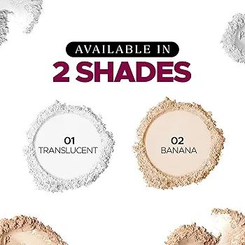 Hilary Rhoda Bake Out Loose Powder | Setting Loose Powder for Face | Matte Finish & Lightweight Loose Powder | Hides Imperfections | Oil Control Formula |  (Tanslucent | Shade 01) view 3