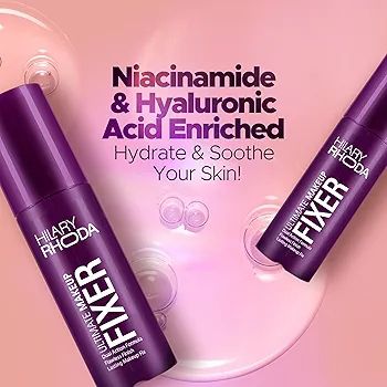 ilary Rhoda Ultimate Makeup Fixer | Long-Lasting, Hydrating & Weightless Setting Spray | Waterproof Makeup Fix | Infused with Niacinamide & Hyaluronic Acid | Non Sticky | Glowing & Flawless Finish | view 5