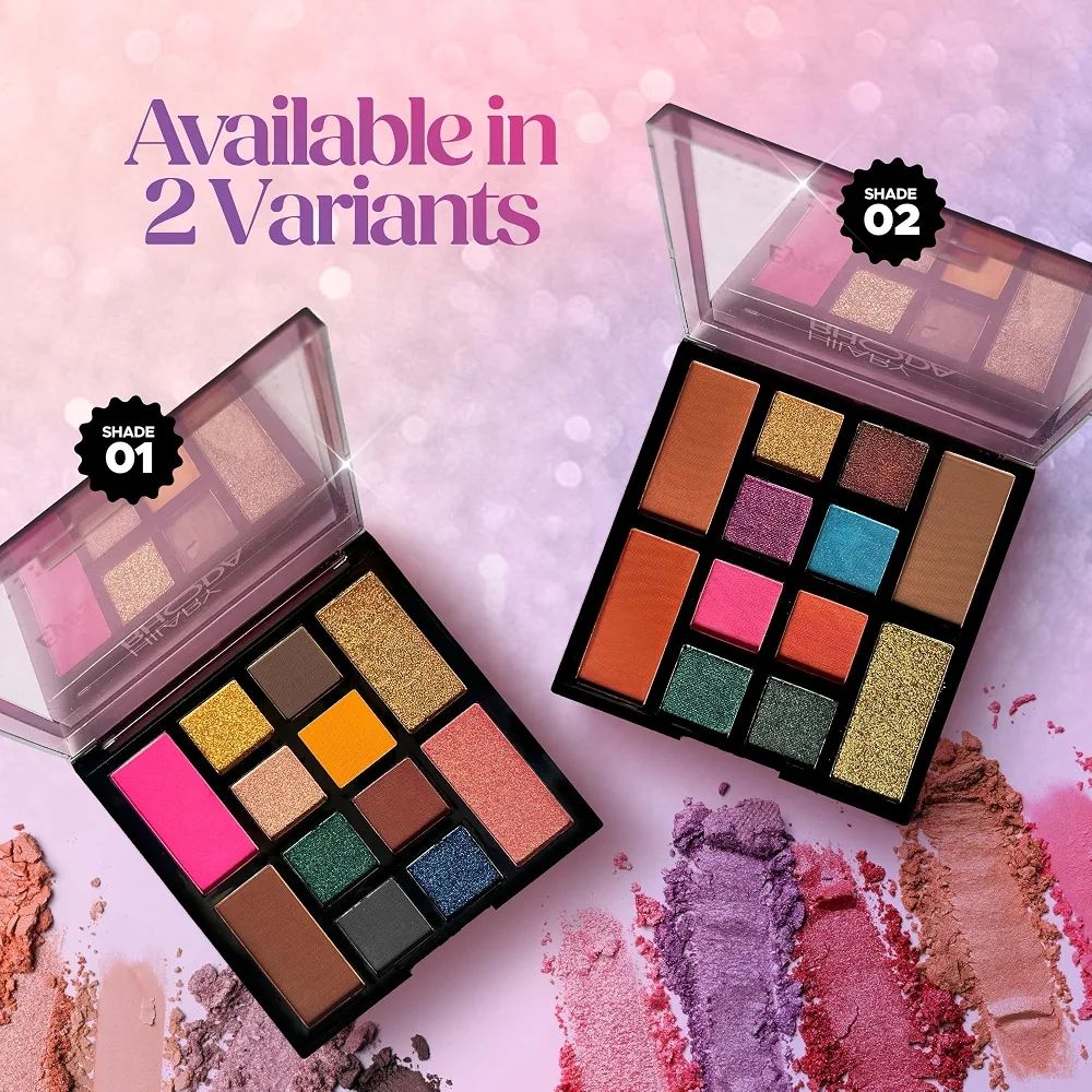 Hilary Rhoda Colour Stay Eyeshadow Palette | 12 Shades | Highly Pigmented( Shade.2) view 5