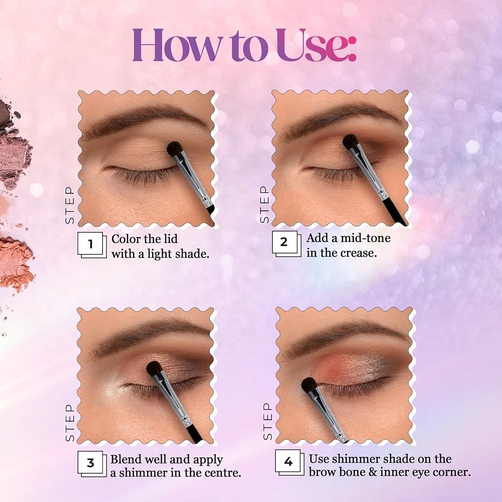 Hilary Rhoda Colour Stay Eyeshadow Palette | 12 Shades | Highly Pigmented( Shade.2) view 4