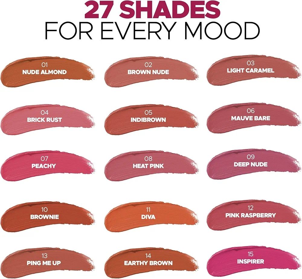 Hilary Rhoda Matte Trap Liquid Lipstick | Non-Transfer & Waterproof Lipstick | 8-Hour Long Stay | Non-Drying (shade.01nude Almond) view 4