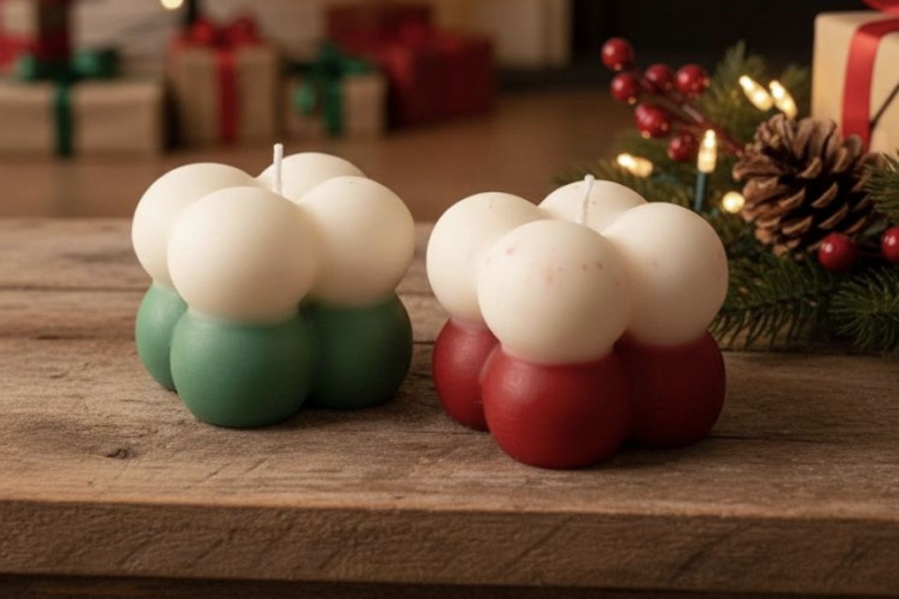 Decorative Scented Bubble Candle