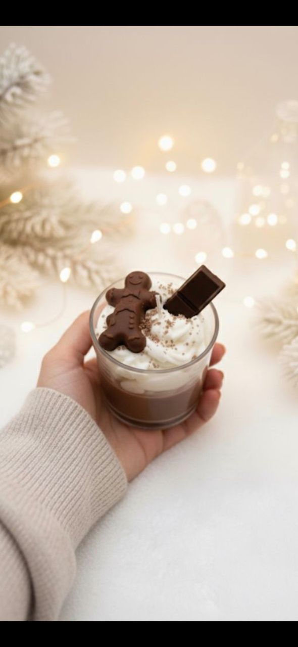 Gingerbread Mousse Candle view 2