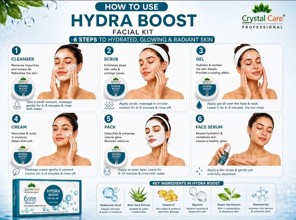 Crystal Care Hydra Boost Facial Kit view 4