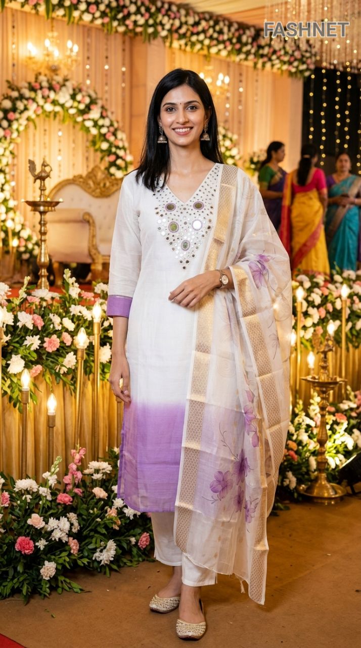 Fashnet Womens Party Wear Kurta 022 view 3