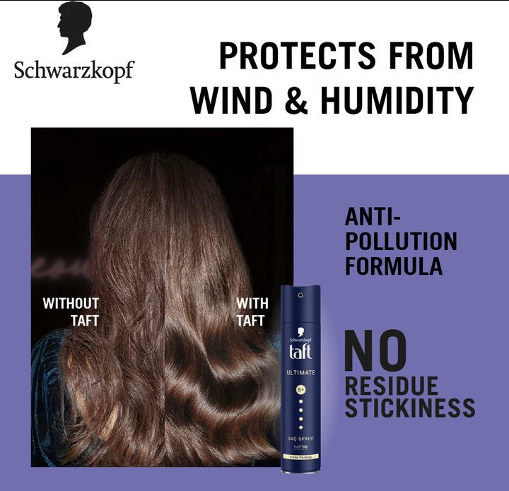 Schwarzkopf Taft Ultimate Hair Spray view 2