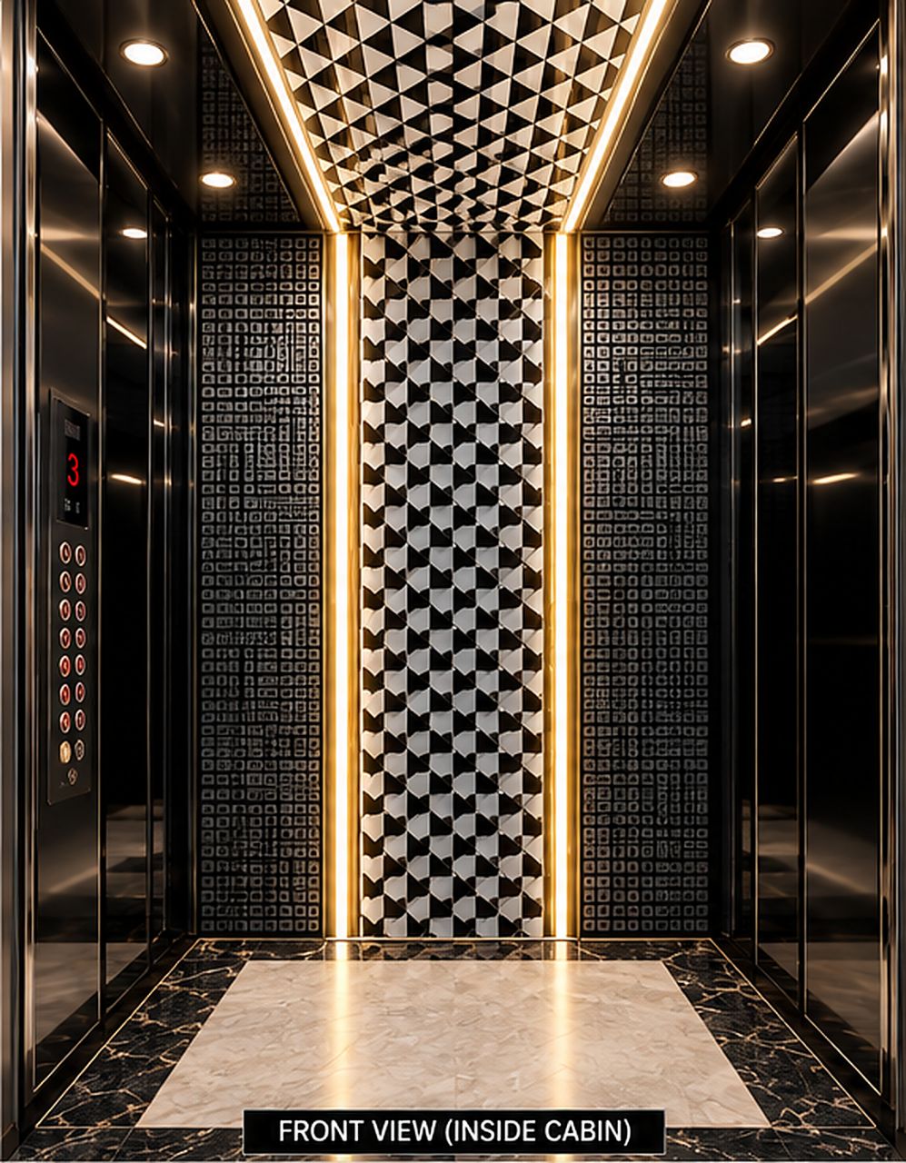 Luxury Elevator Cabin