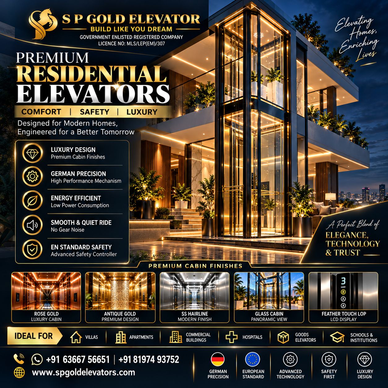 Premium Residential Elevators