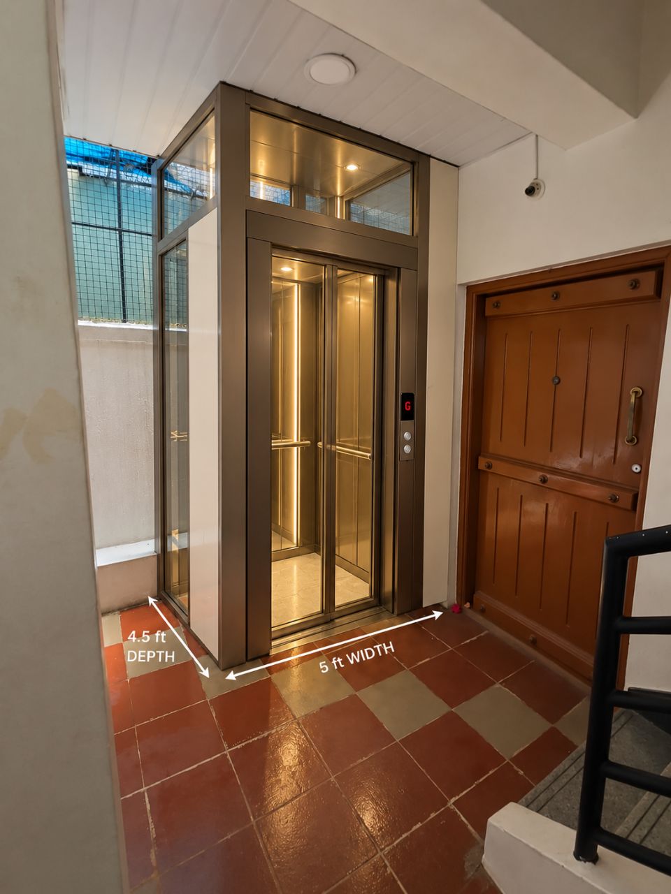 Residential Glass Elevator