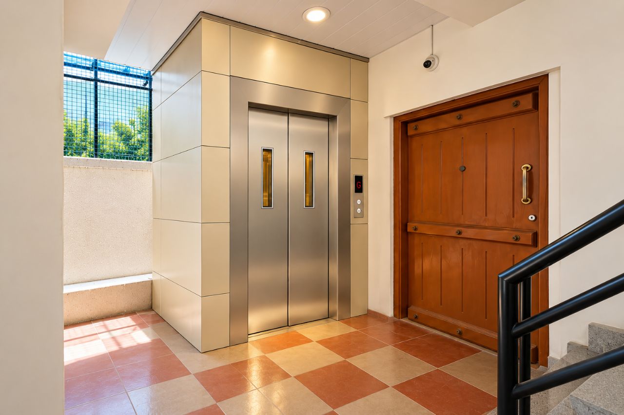 Modern Stainless Steel Elevator