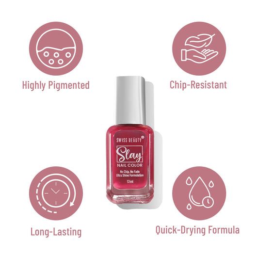 Swiss Beauty Slay  Nail Paint  [02] Call Me Rich view 2
