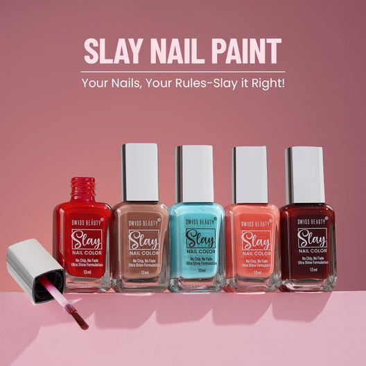 Swiss Beauty Slay Nail Paint [506] Grape view 2