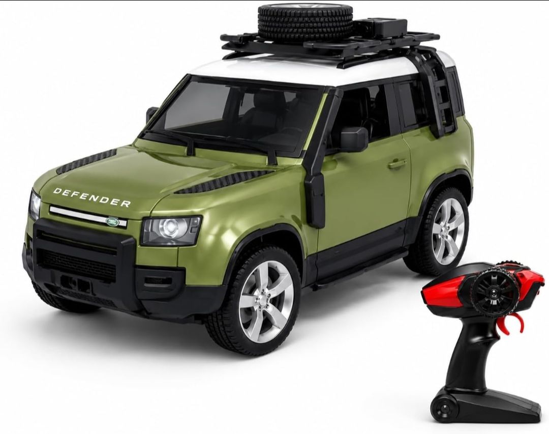Remote Control 1:12 RC Defender Off-Road SUV Car for Kids, High Speed Racing Truck with Wireless Remote, LED Lights & Durable Build, Gift for Boys & Girls