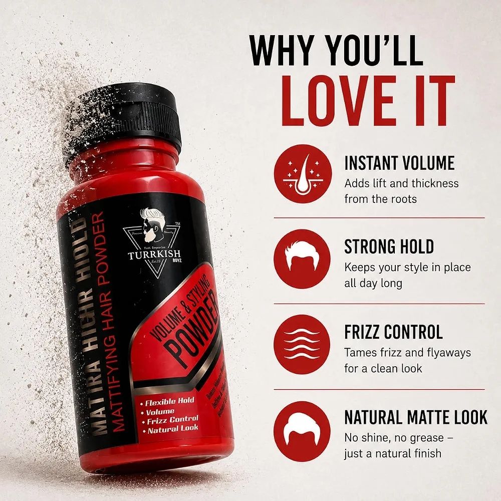 Turkish Boyz Volume Styling Hair Powder view 2