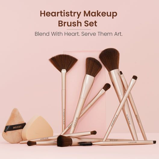Swiss Beauty Heartistry Brush Set Pack Of 12 view 2