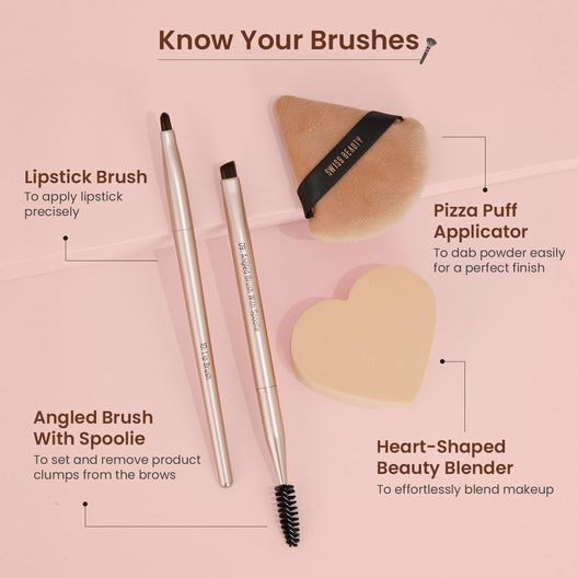Swiss Beauty Heartistry Brush Set Pack Of 12 view 5