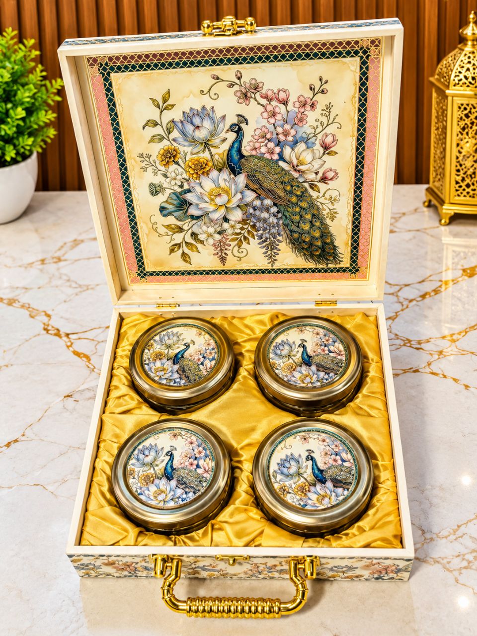Decorative Peacock Storage Box view 2