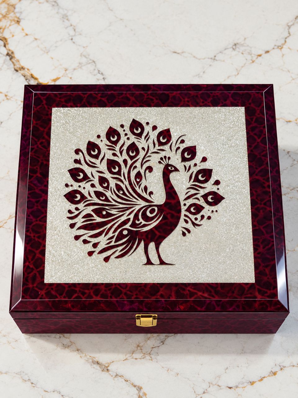 Peacock Decorative Box view 2