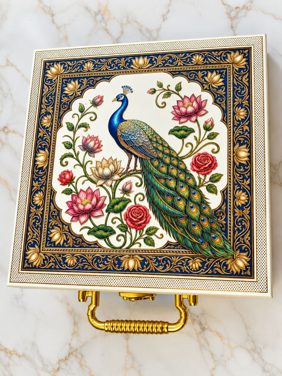 Peacock Design Decorative Box view 2