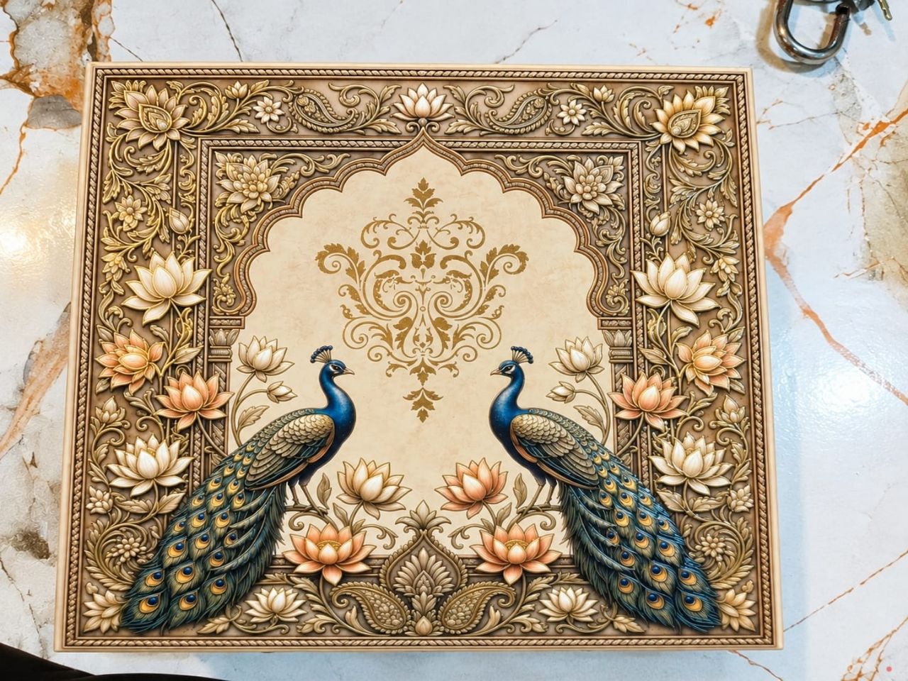 Peacock Decorative Box view 2