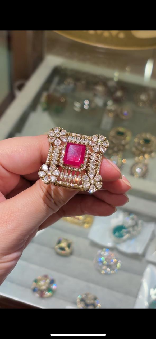 Ad With Centre RUBY Ring view 2