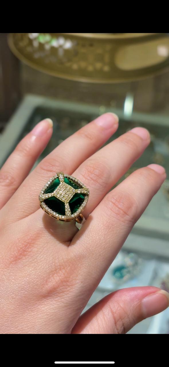 Emerald Ring view 2