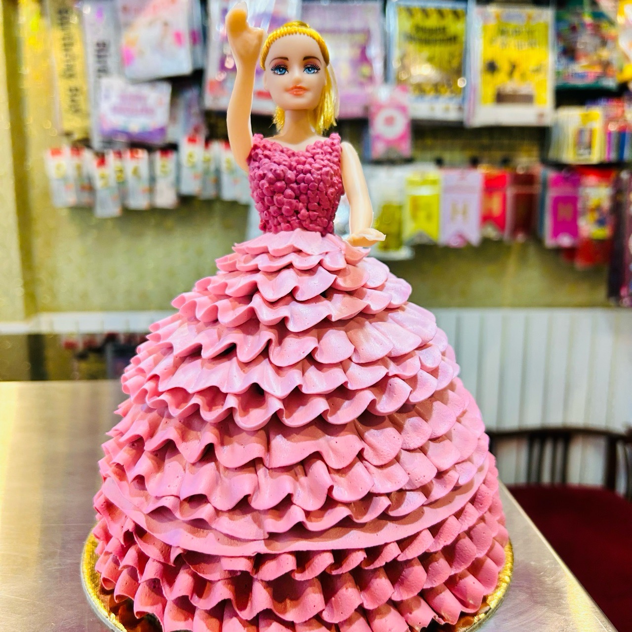 Barbie Doll Cake (1.5kg Pineapple Flavour) on one day Prior order only view 2