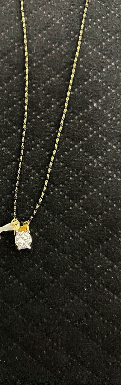 Lightweight Mangalsutra (18k) view 3