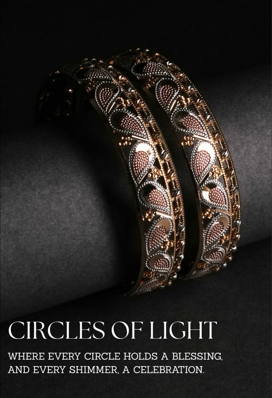 Circles of Light Bangles view 3