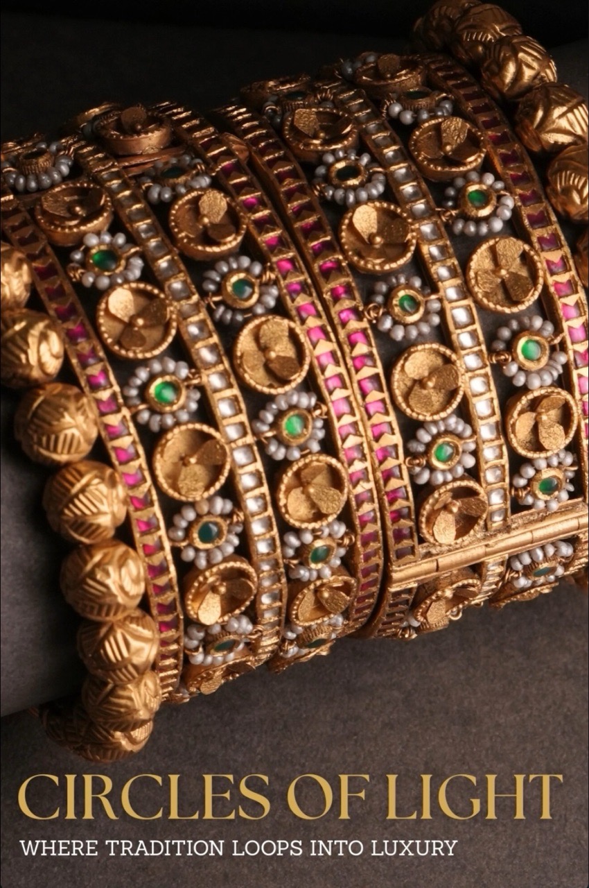 Circles of Light Bangles view 2