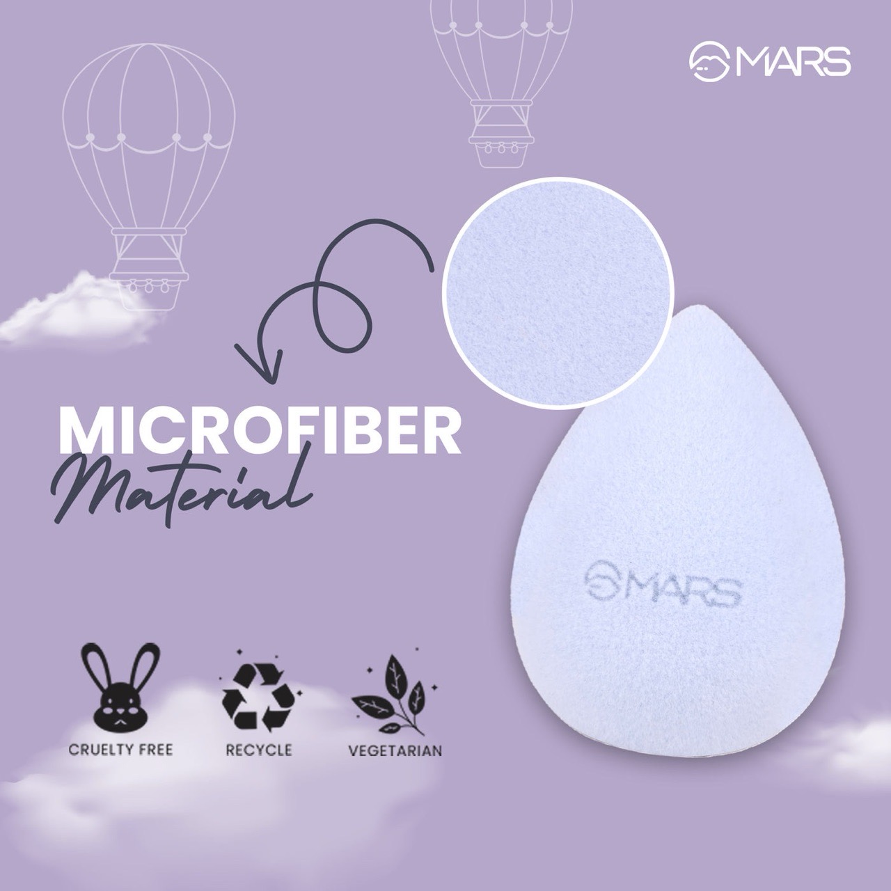 Microfiber Velvet Beauty Blender view 3
